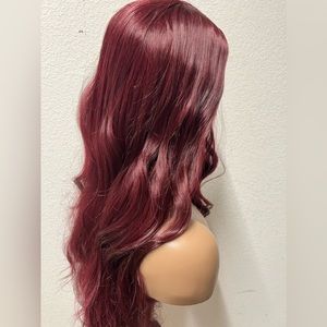 Human hair blend wig